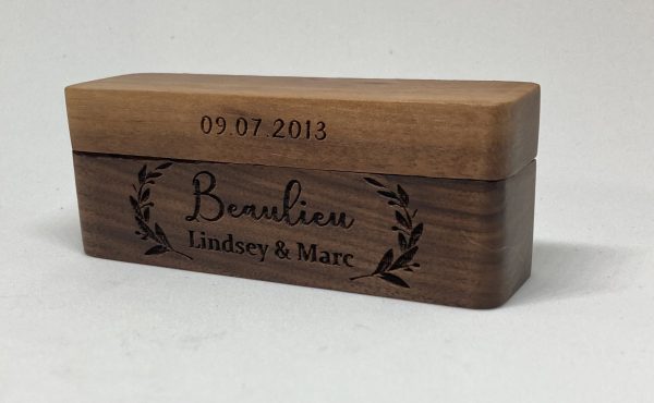 Wooden Ring Box - Image 2