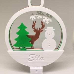 Snow Scene Ornament