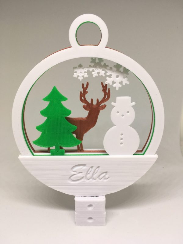 Snow Scene Ornament