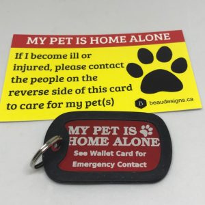 Emergency Contact Kit - My Pet Is Home Alone