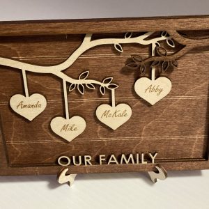 Family Tree Frame and Stand