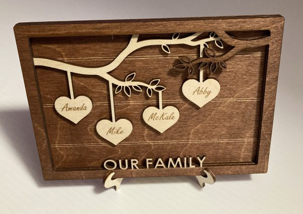 Family Tree Frame and Stand